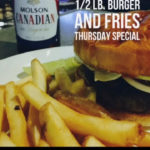 burger night at Monaghan's Sports Pub and Grill Oakville