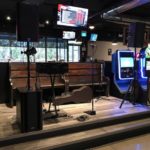 set up for a live music at monaghans sports pub and grill every Saturday night in oakville ontario